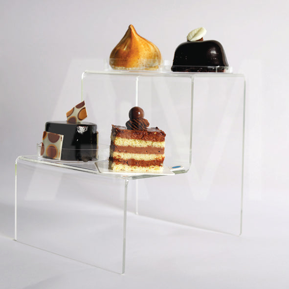 3 steps acrylic risers