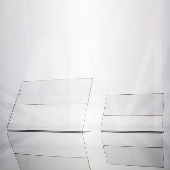 L-shaped poster holder