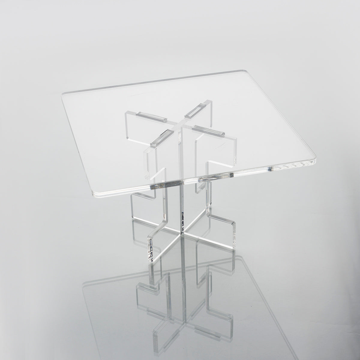 Square food riser set