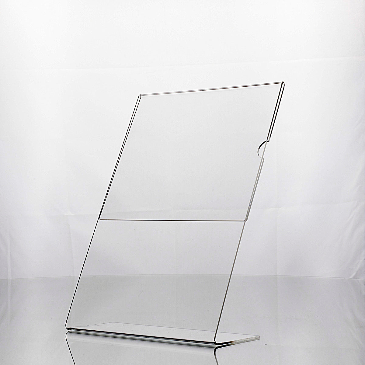 L-shaped poster holder