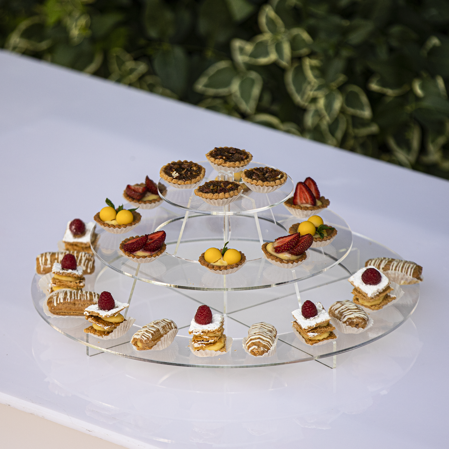 3 levels cupcake stand