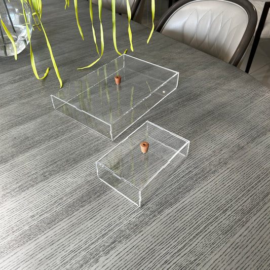 Rectangle acrylic boxes