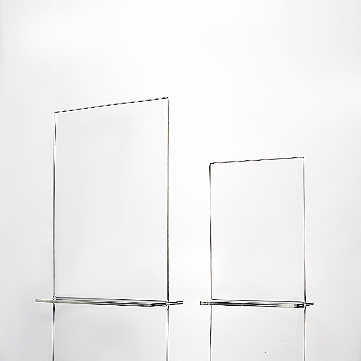 T-shaped poster holders