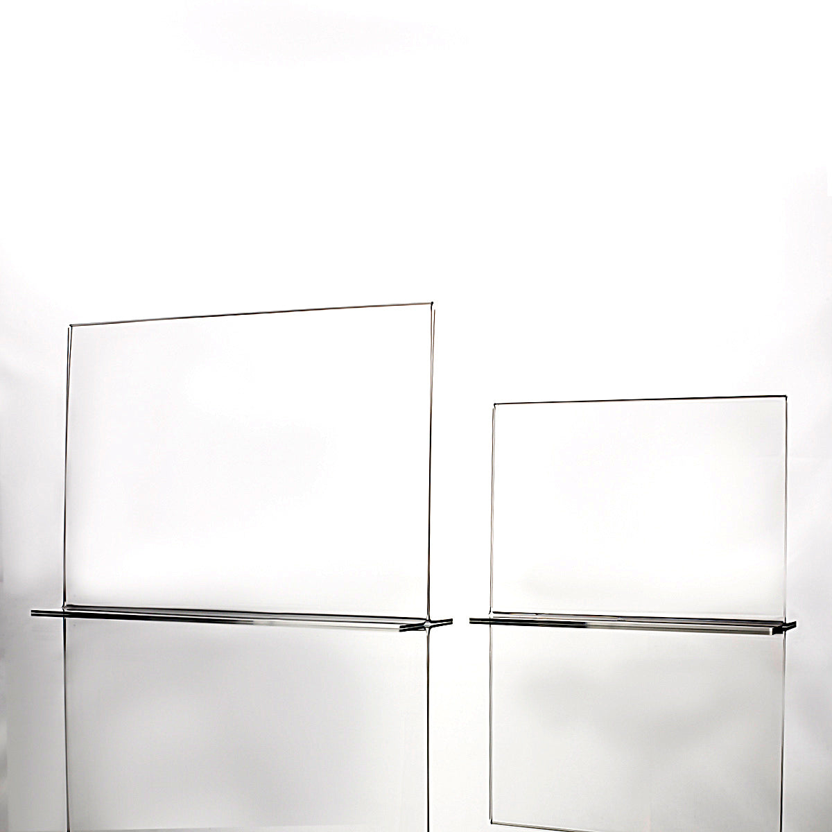 T-shaped poster holders