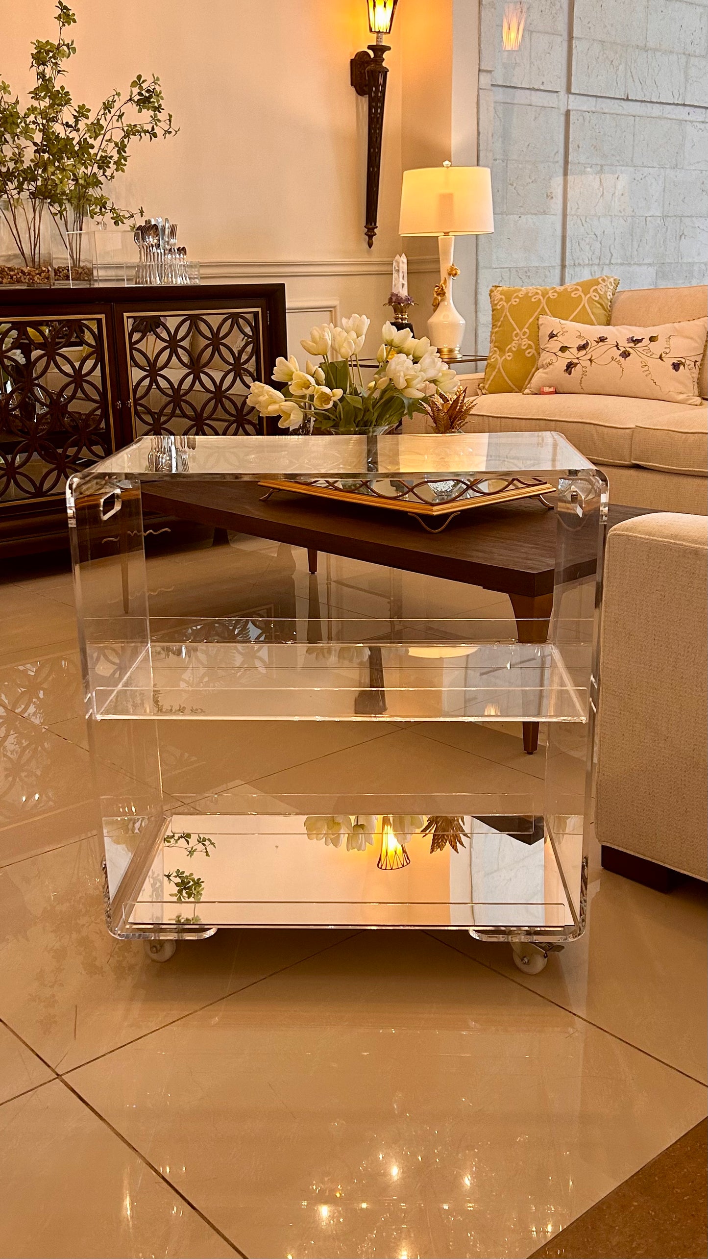 Acrylic Trolley