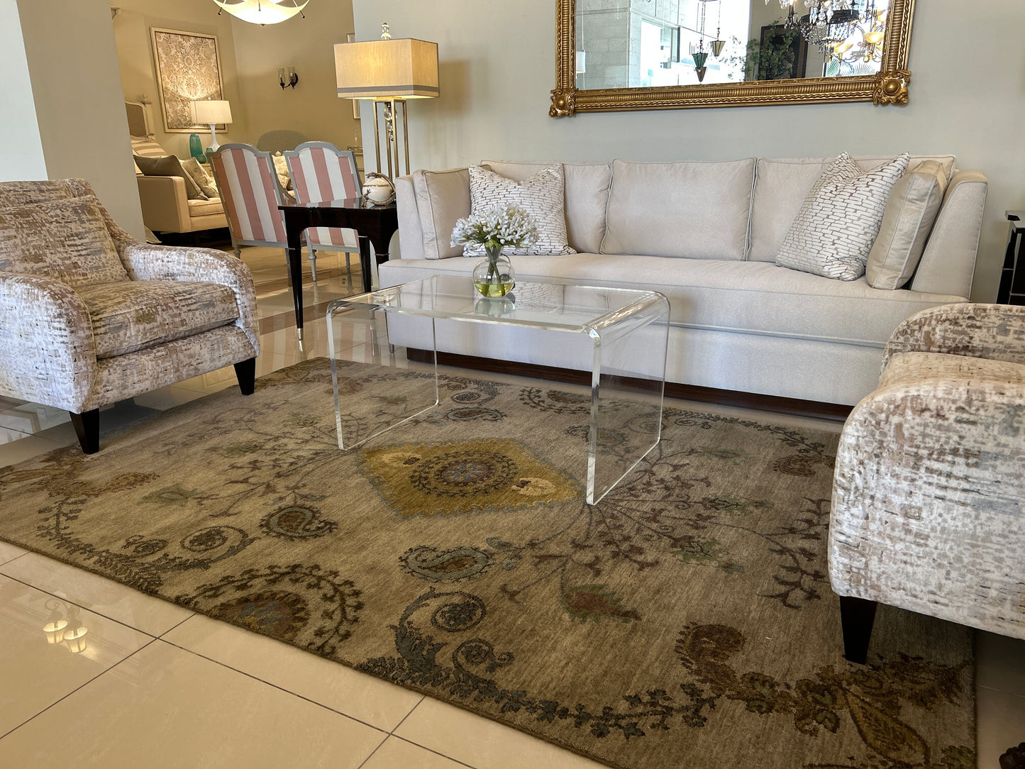 Acrylic coffee table