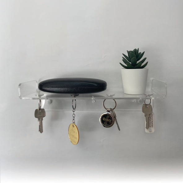 Magnet key shelf