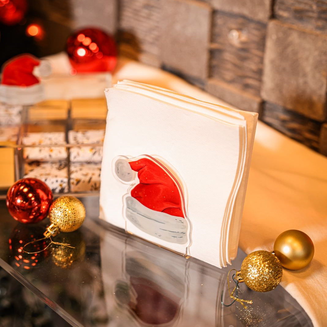 Santa hat napkin holder