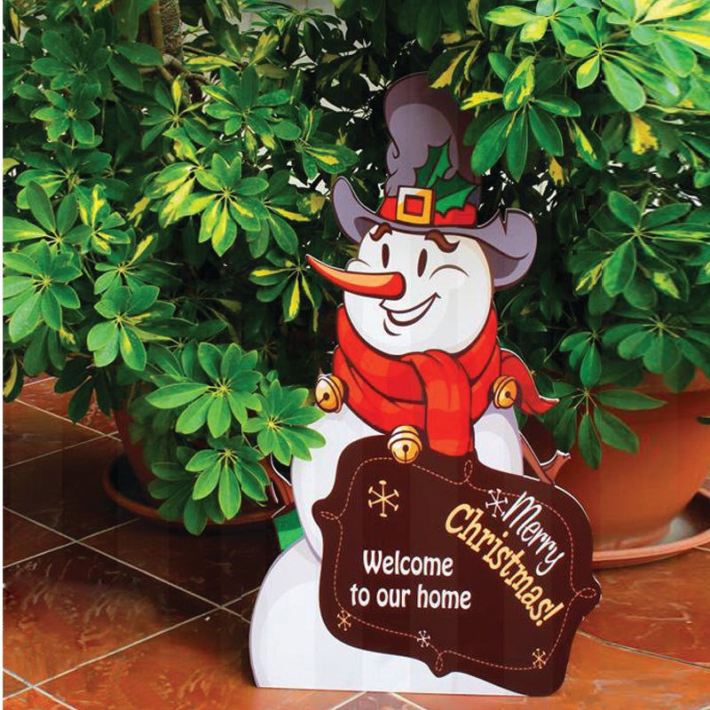 Welcome Snowman stand