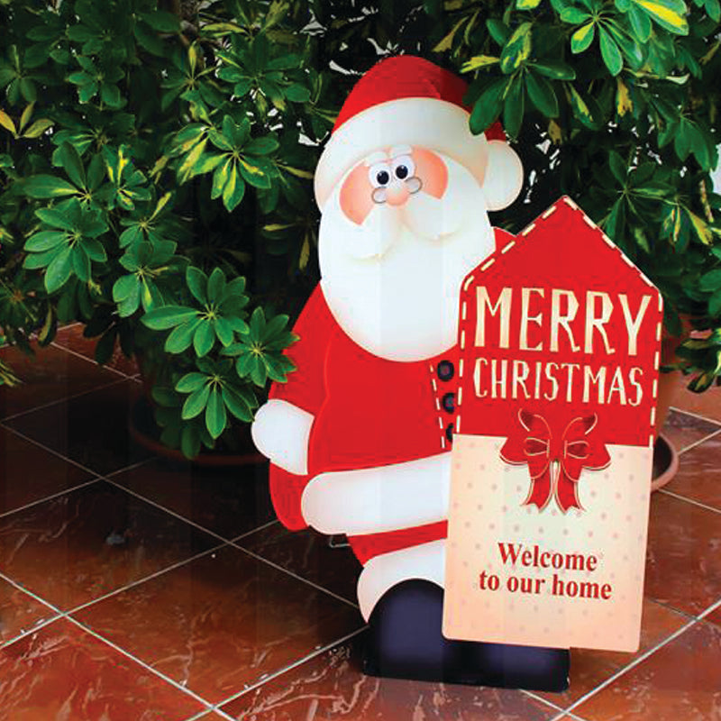 Welcome Santa stand