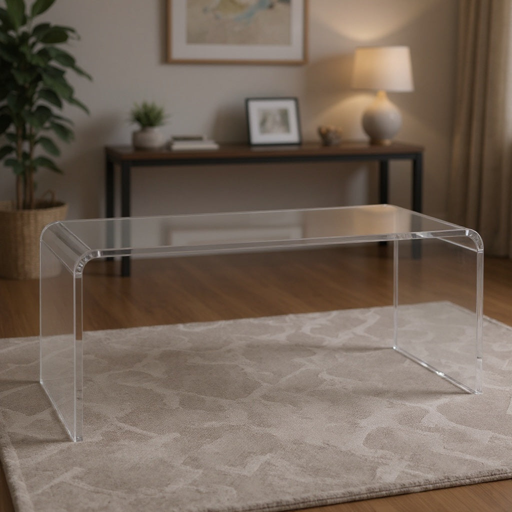 Acrylic coffee table