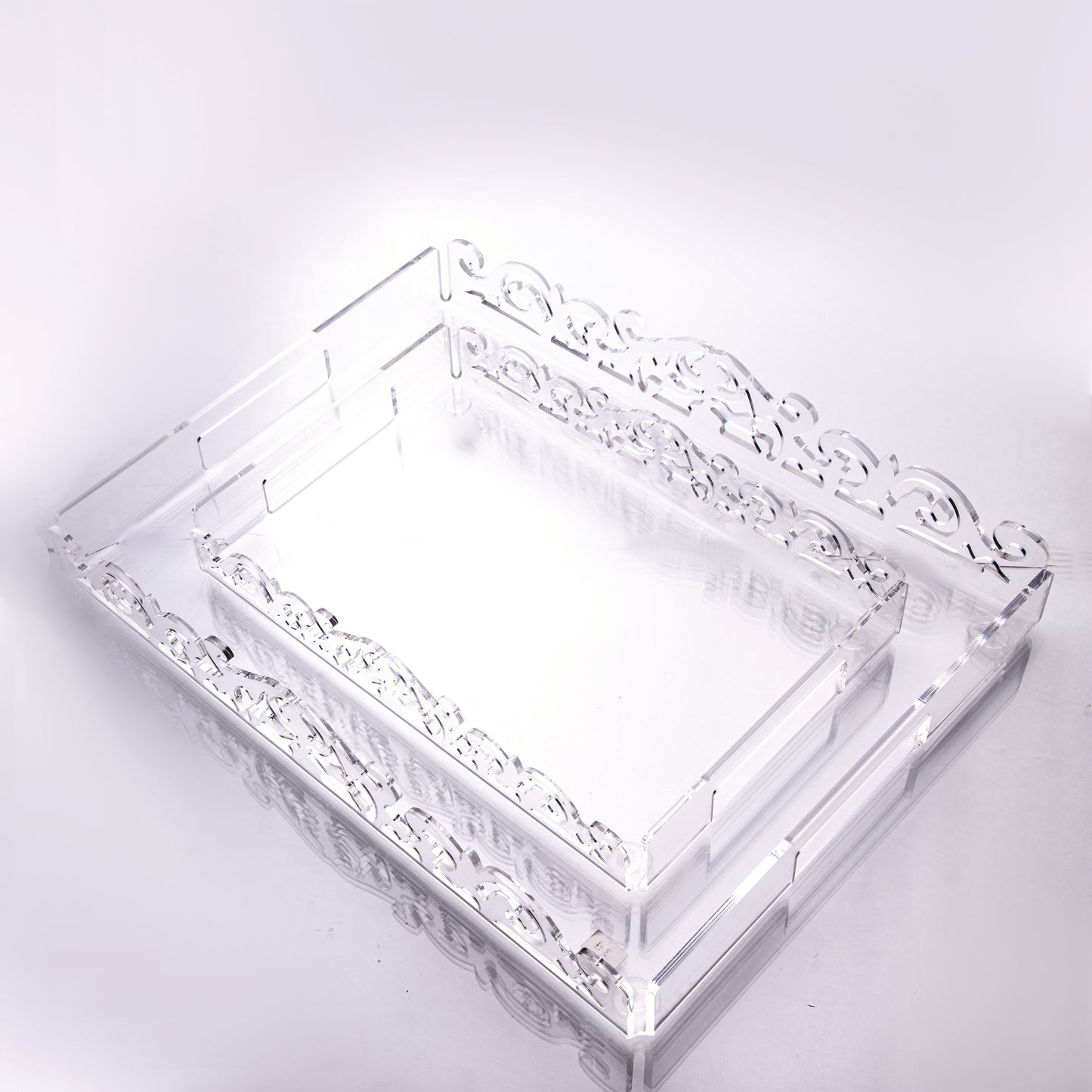 Engraved tray