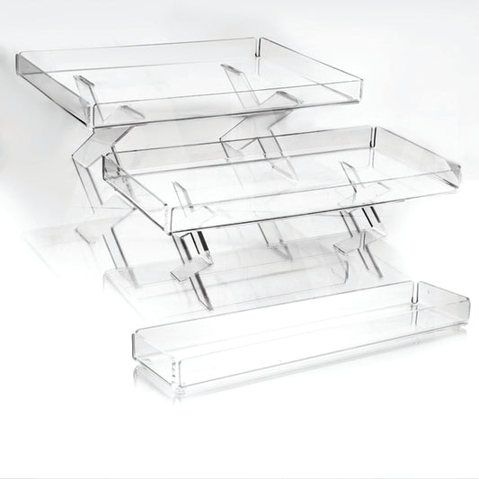 Trays with X base set of 3