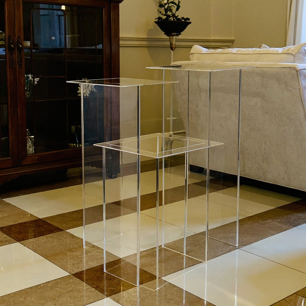 Acrylic display stands