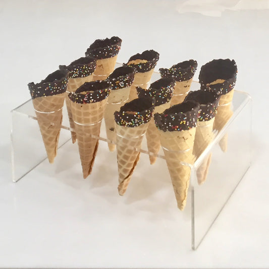 Acrylic Ice cream cones stand