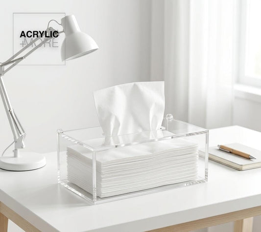 Flip-flop tissue box