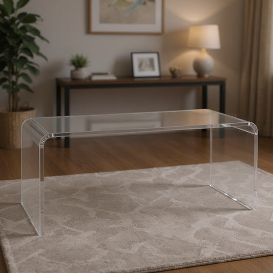 Acrylic coffee table