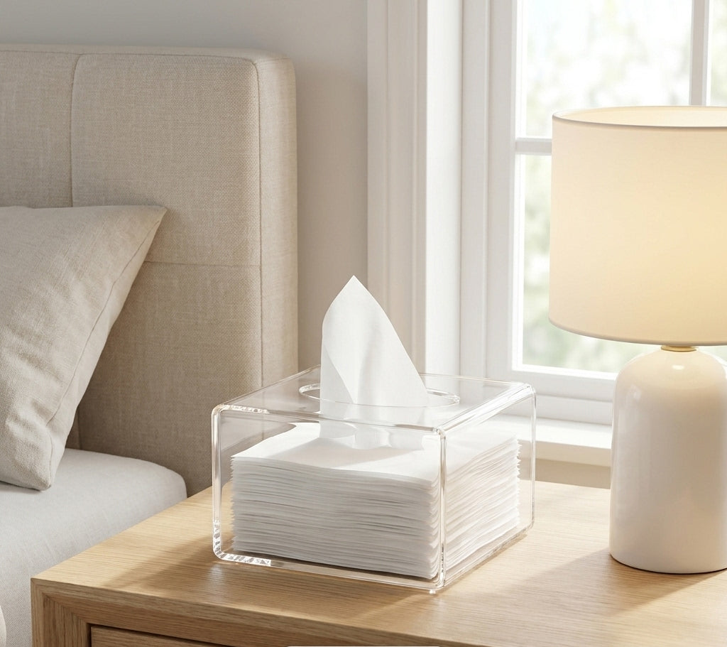 Square tissue box